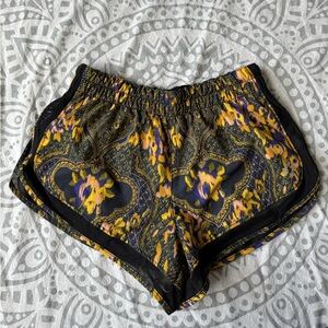 Patterned athletic shorts